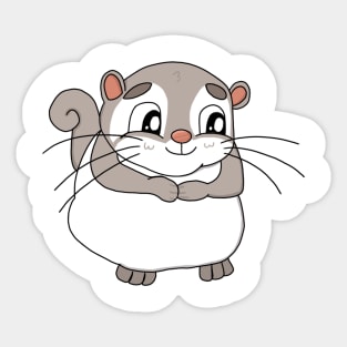 Japanese Dwarf Flying Squirrel Sticker